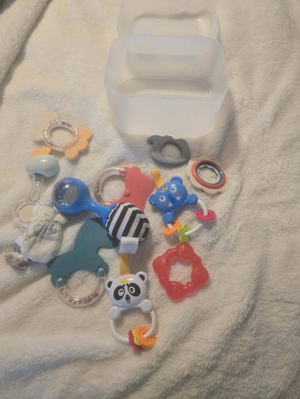 Baby Teether & Rattle Set - Multi-Color - Picture 2 of 2
